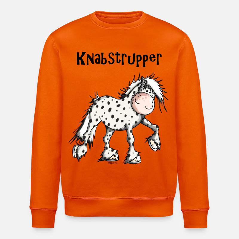 Kanika der Knabstrupper - Stanley/Stella Unisex Bio-Sweatshirt ROLLER - Tieforange