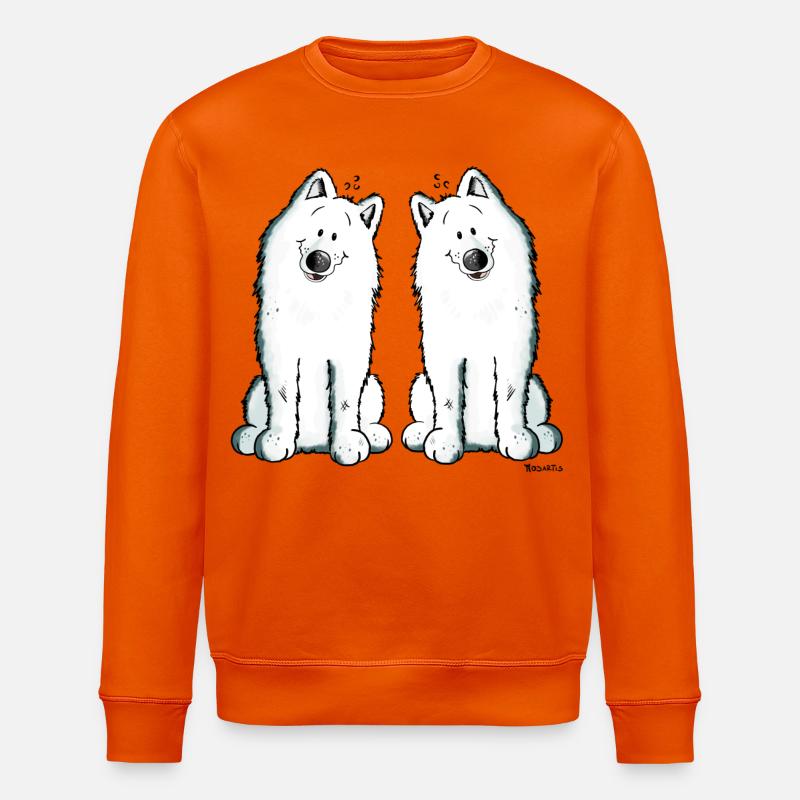 Samoyed Team - Samoyède - Sweat bio ROLLER Stanley/Stella Unisexe - orange profond