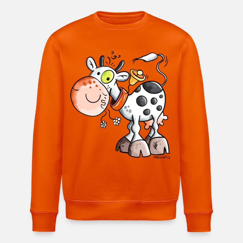 Mignon Vache - Sweat bio ROLLER Stanley/Stella Unisexe - orange profond