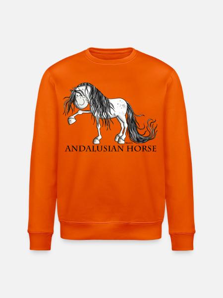 Süßer Andalusier - Stanley/Stella Unisex Bio-Sweatshirt ROLLER - Tieforange