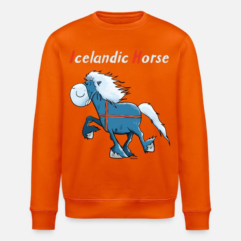 Isländer on Tour - Stanley/Stella Unisex Bio-Sweatshirt ROLLER - Tieforange
