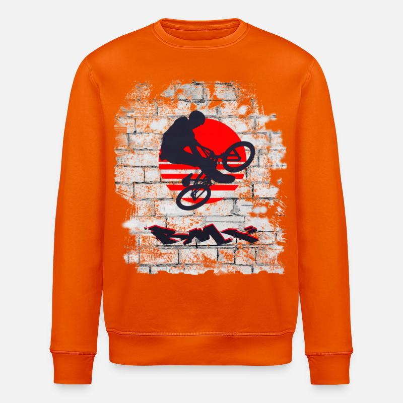 Le BMX - Sweat bio ROLLER Stanley/Stella Unisexe - orange profond