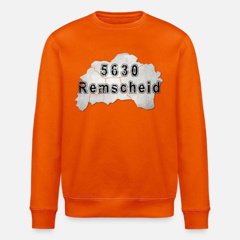 Remscheid 5630 Postkartenstil - Stanley/Stella Unisex Bio-Sweatshirt ROLLER - Tieforange