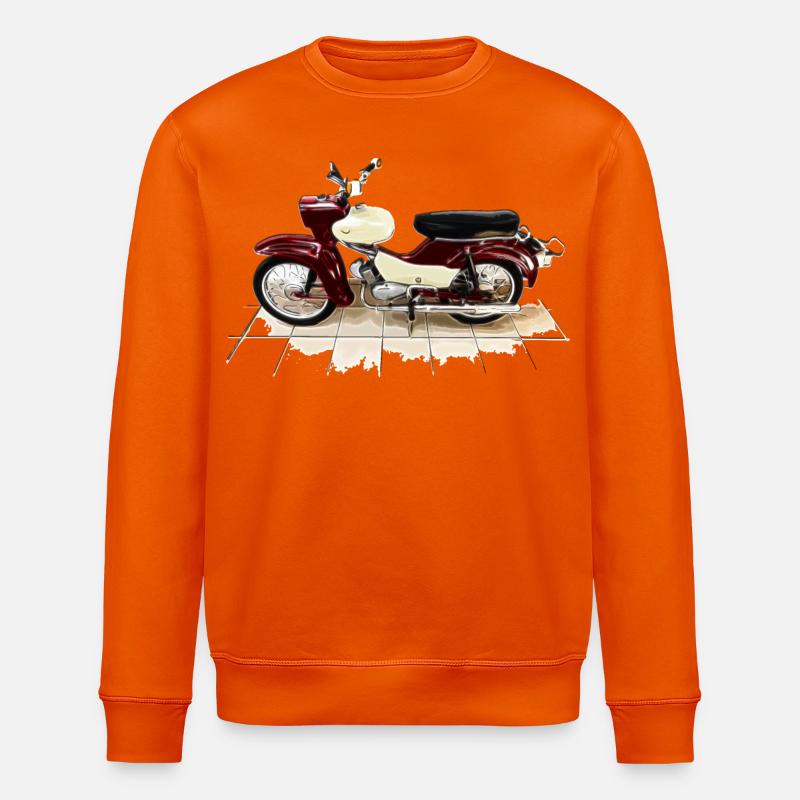 Simson - Star - Stanley/Stella Unisex Bio-Sweatshirt ROLLER - Tieforange