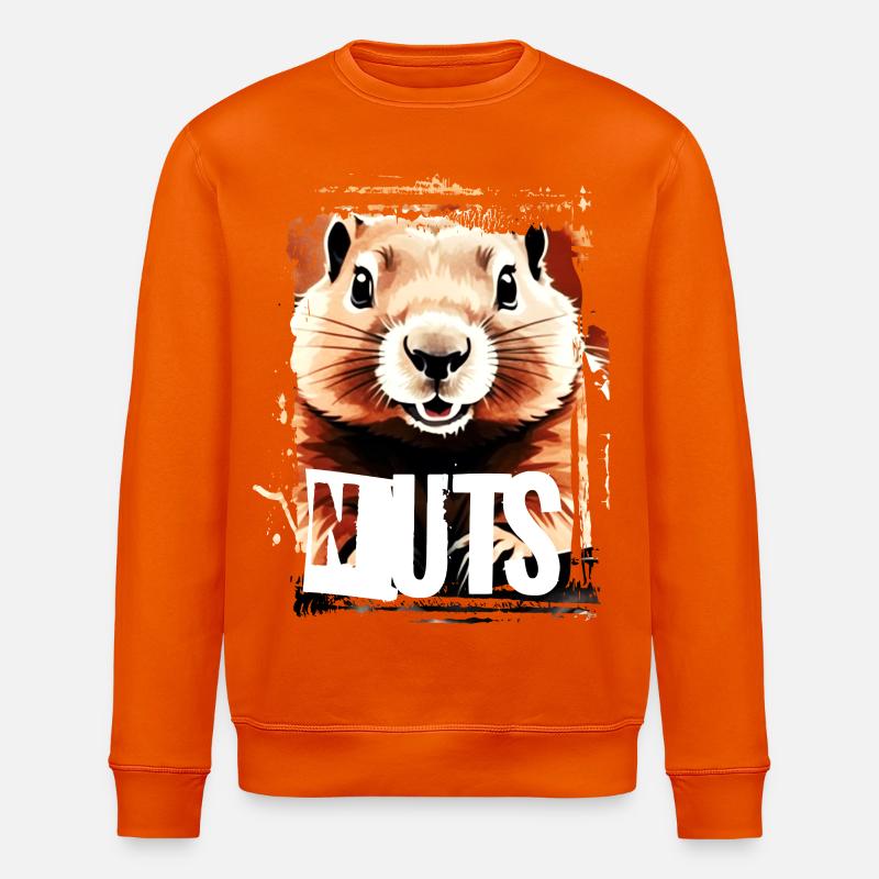 NUTS - Stanley/Stella Unisex Bio-Sweatshirt ROLLER - Tieforange