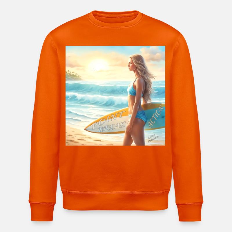 Fille Action Surf Point Break 2 - Sweat bio ROLLER Stanley/Stella Unisexe - orange profond