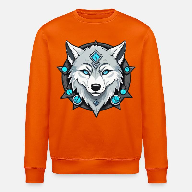 Eiswolf - Stanley/Stella ROLLER Unisex Organic Sweatshirt - bright orange