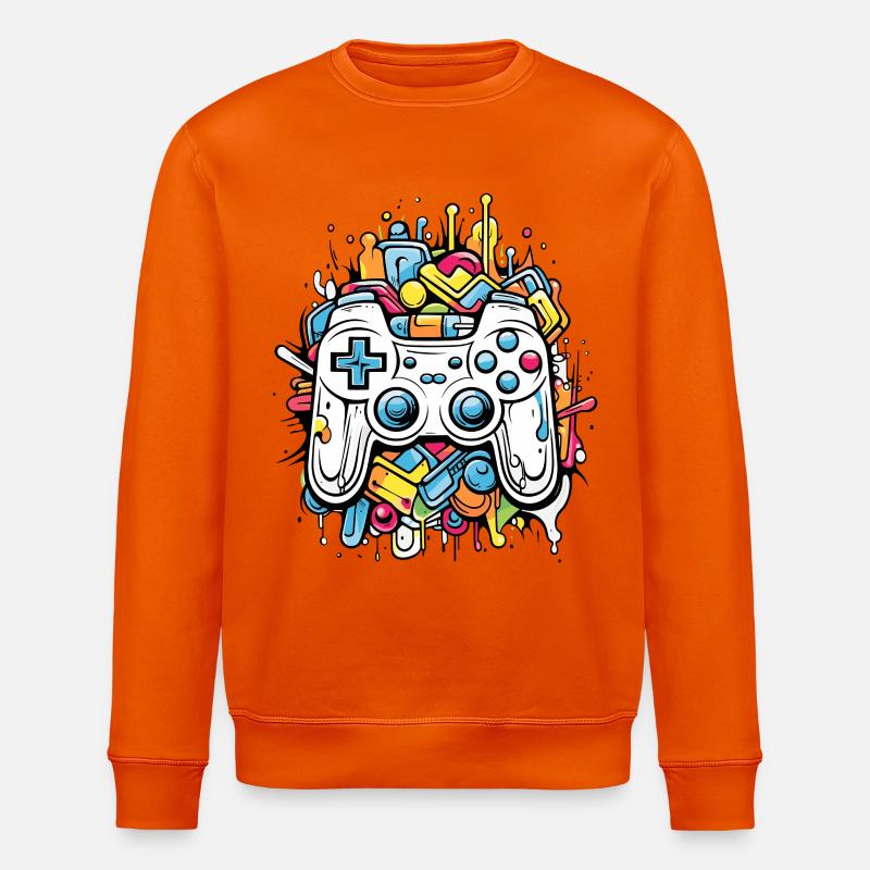 Game Controller - Stanley/Stella Unisex Bio-Sweatshirt ROLLER - Tieforange