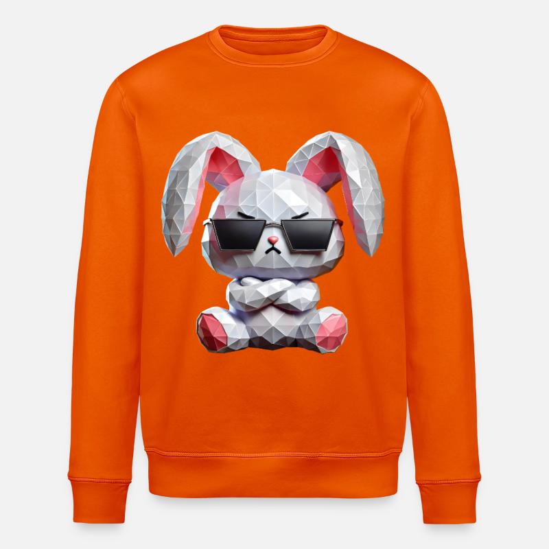 lapin lunettes de soleil - Sweat bio ROLLER Stanley/Stella Unisexe - orange profond