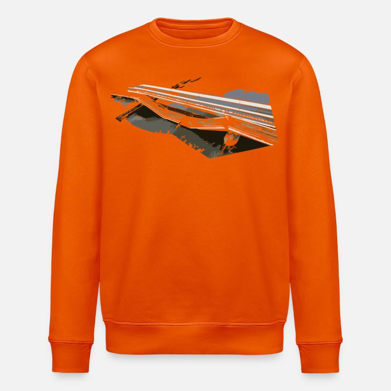 Effondrement d’un pont - Sweat bio ROLLER Stanley/Stella Unisexe - orange profond