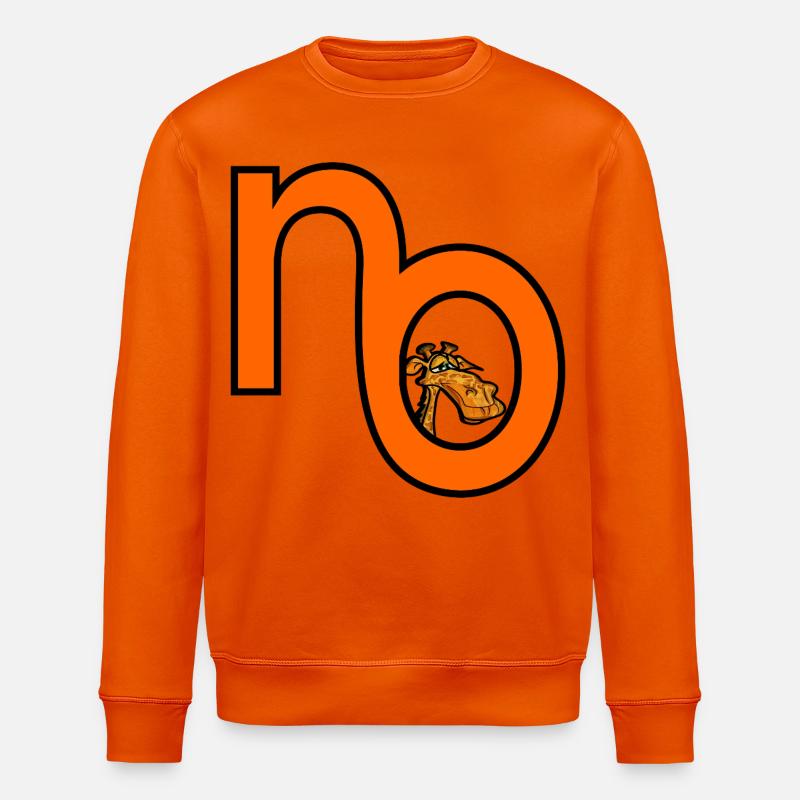 GIRAFFE NEIN - Stanley/Stella Unisex Bio-Sweatshirt ROLLER - Tieforange