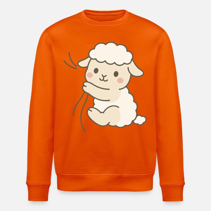 Cuddle Lamb Love - Stanley/Stella Unisex Bio-Sweatshirt ROLLER - Tieforange
