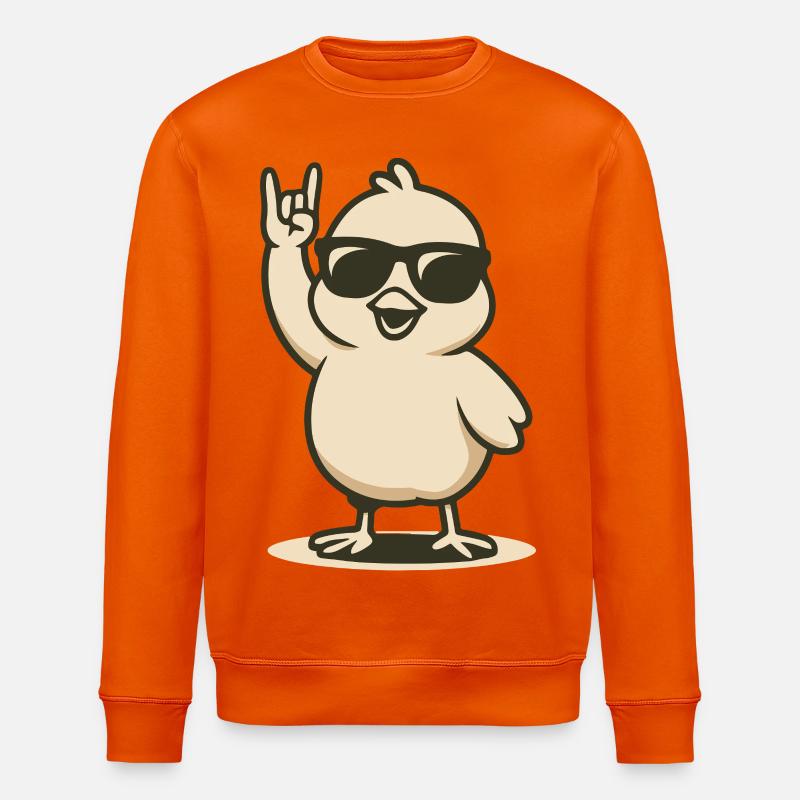 Chick’n’Roll - Stanley/Stella Unisex Bio-Sweatshirt ROLLER - Tieforange
