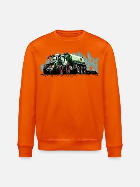 Schwergewicht auf vier Rädern - Stanley/Stella Unisex Bio-Sweatshirt ROLLER - Tieforange