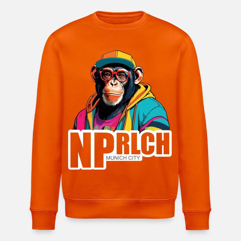 München Neuperlach - ganz gechilled anders! - Stanley/Stella Unisex Bio-Sweatshirt ROLLER - Tieforange