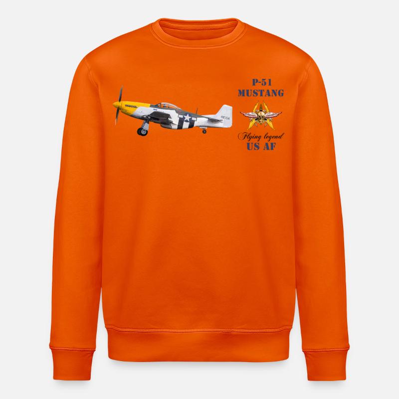 P-51 - Stanley/Stella Unisex Bio-Sweatshirt ROLLER - Tieforange