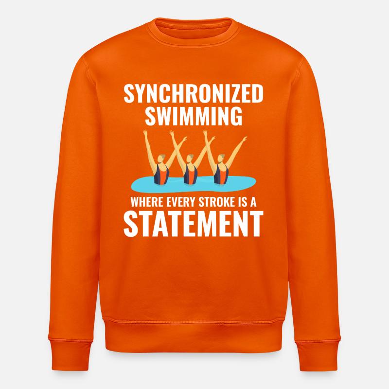 Déclaration sur la natation synchronisée - Sweat bio ROLLER Stanley/Stella Unisexe - orange profond