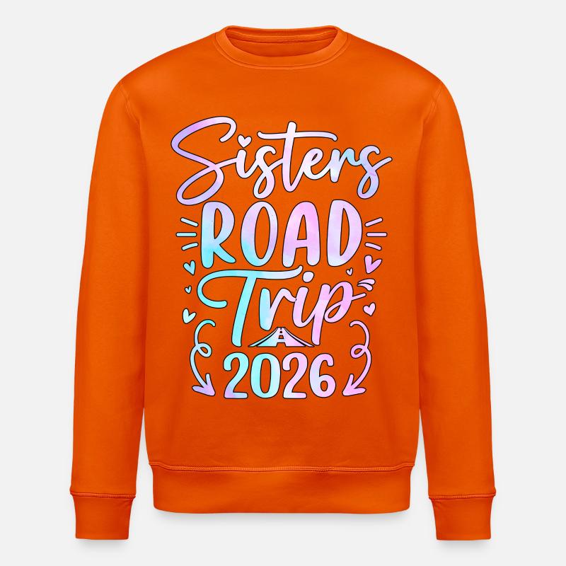Sisters Road Trip 2026 Design - Stanley/Stella Unisex Bio-Sweatshirt ROLLER - Tieforange