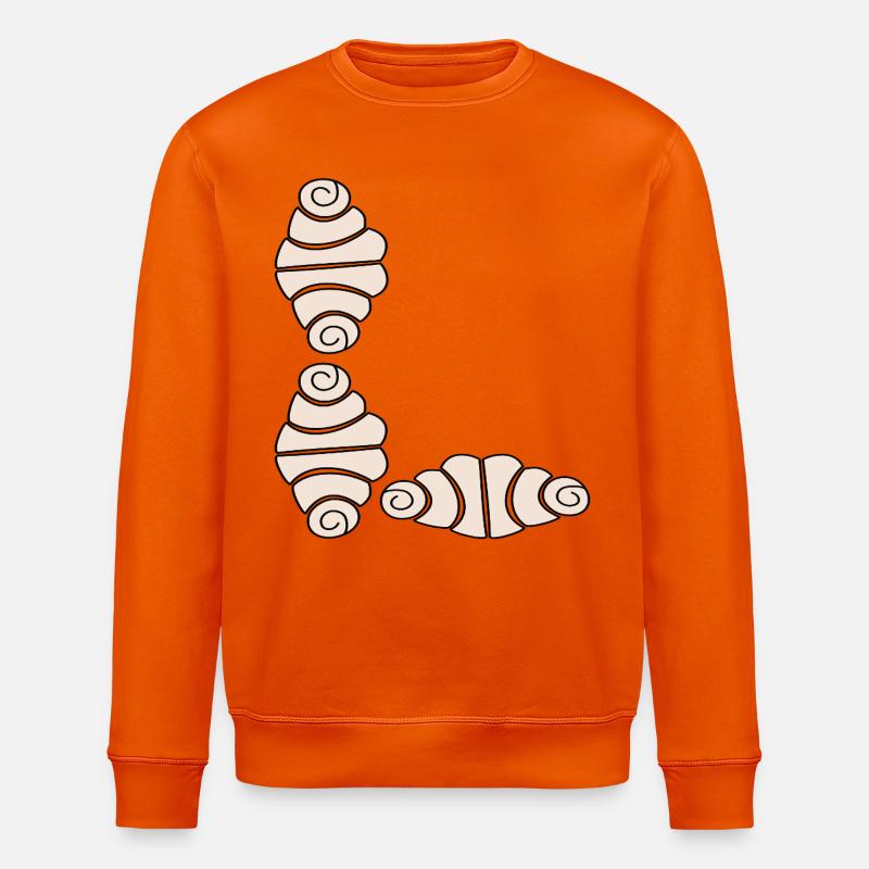 FRANZBRÖTCHEN ANFANGSBUCHSTABE L - NAME - Stanley/Stella Unisex Bio-Sweatshirt ROLLER - Tieforange