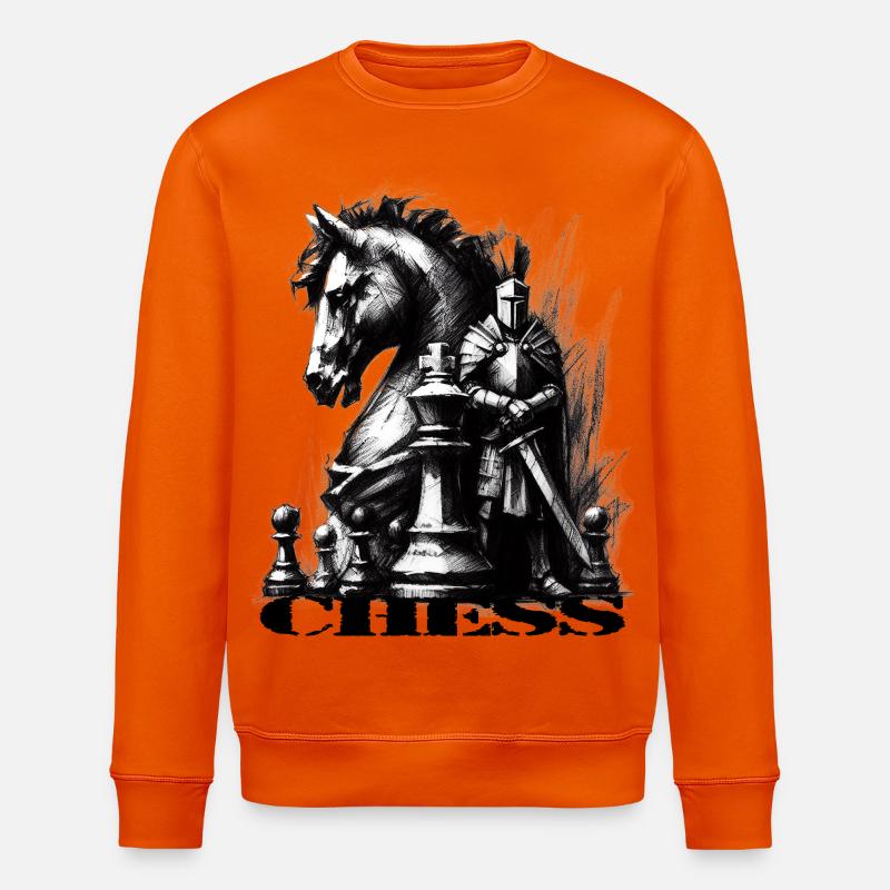 Échecs - Sweat bio ROLLER Stanley/Stella Unisexe - orange profond
