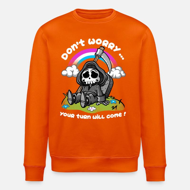 Le sarcasme de la mort - Sweat bio ROLLER Stanley/Stella Unisexe - orange profond