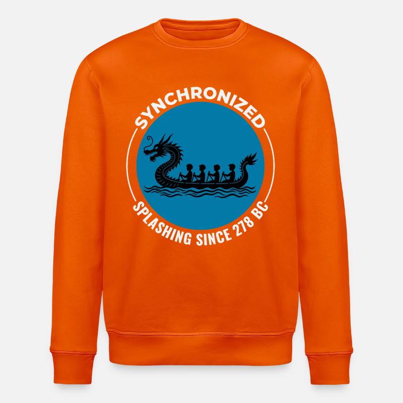 Conception de pagayage synchronisé - Sweat bio ROLLER Stanley/Stella Unisexe - orange profond