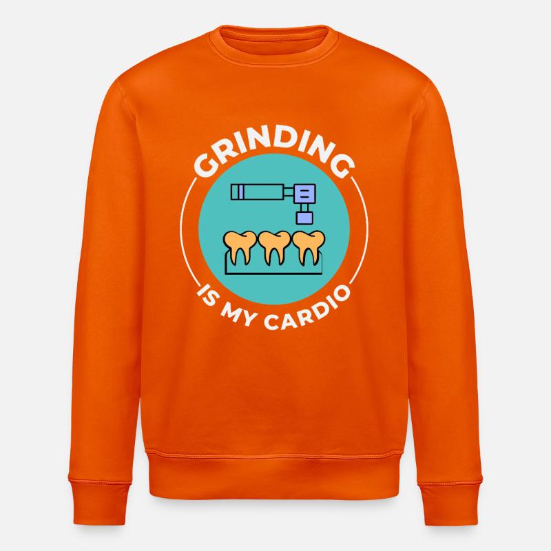 Zahntechniker Handwerkliche Kunst - Stanley/Stella Unisex Bio-Sweatshirt ROLLER - Tieforange