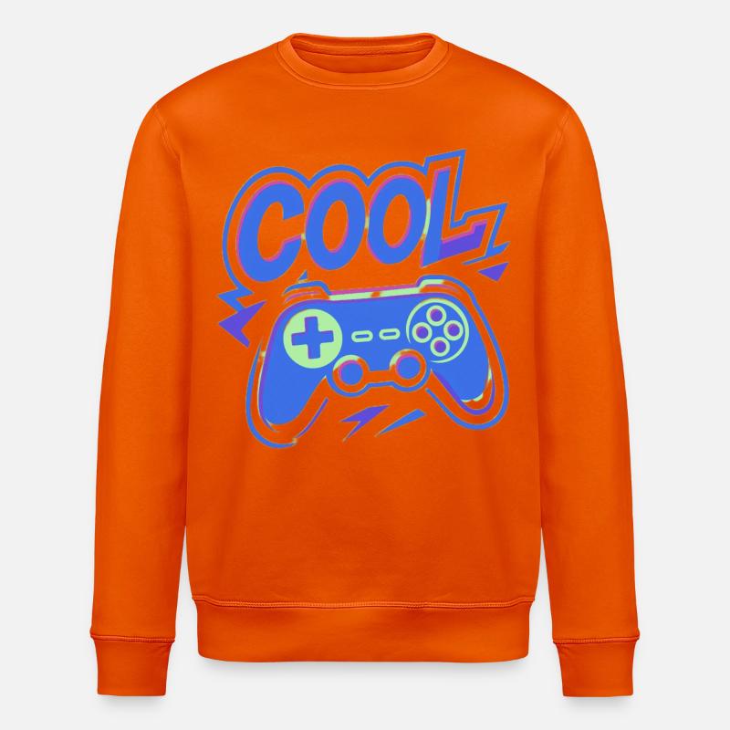 Neon Gaming Controller - Stanley/Stella Unisex Bio-Sweatshirt ROLLER - Tieforange