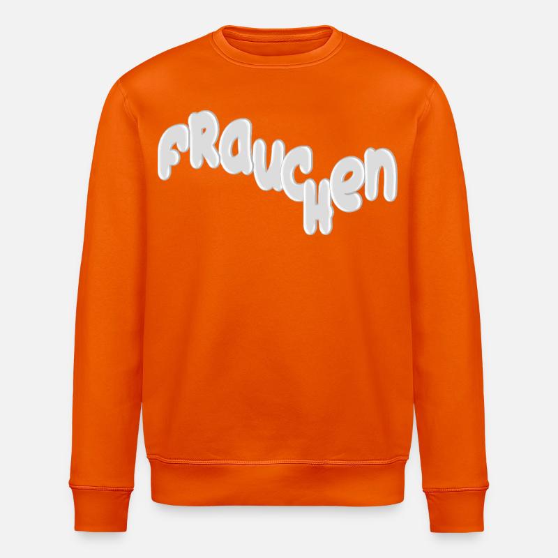 Conception de police Curvy Misstress Silver - Sweat bio ROLLER Stanley/Stella Unisexe - orange profond