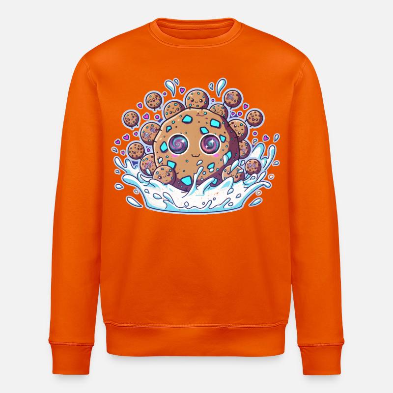 Biscuit au lait dans l’espace - Sweat bio ROLLER Stanley/Stella Unisexe - orange profond