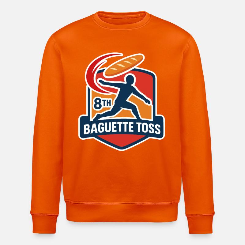 Concours du lancé de baguette  - Sweat bio ROLLER Stanley/Stella Unisexe - orange profond