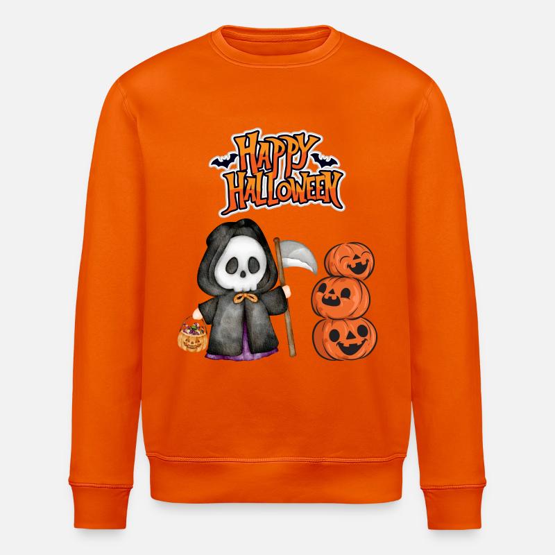 Joyeux Halloween Grim Reaper - Sweat bio ROLLER Stanley/Stella Unisexe - orange profond