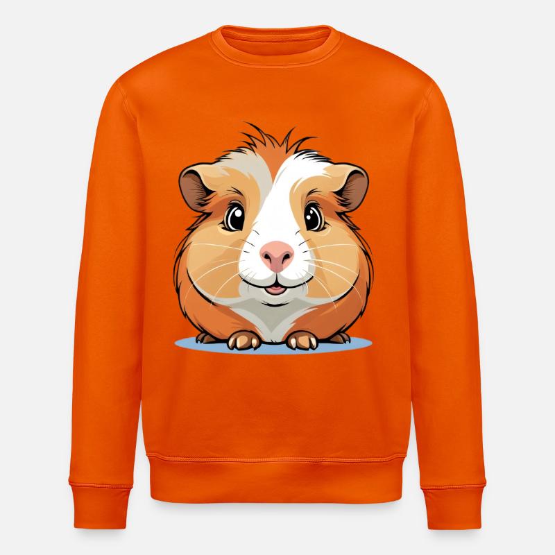 Lively hamster friend - Stanley/Stella ROLLER Unisex Organic Sweatshirt - bright orange