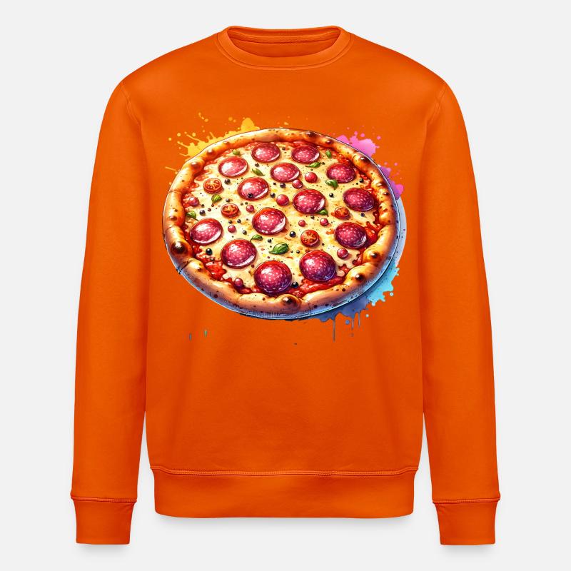 Pizza - Stanley/Stella Unisex Bio-Sweatshirt ROLLER - Tieforange