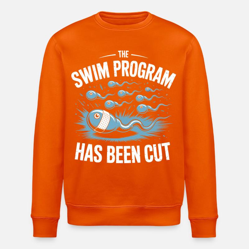 Le programme de natation est terminé - Sweat bio ROLLER Stanley/Stella Unisexe - orange profond