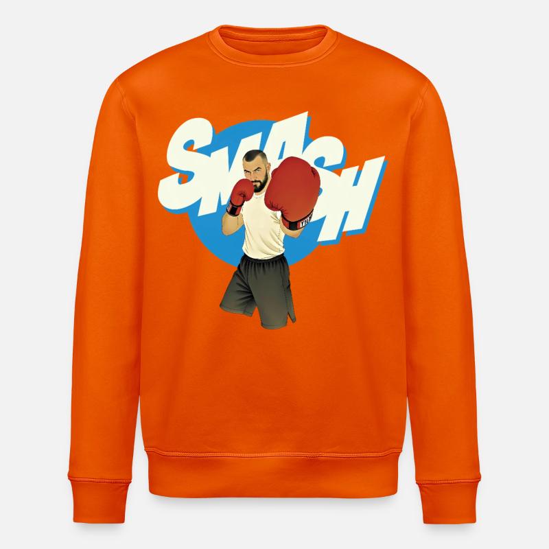 SMASH MAN – nette Leute - Stanley/Stella Unisex Bio-Sweatshirt ROLLER - Tieforange