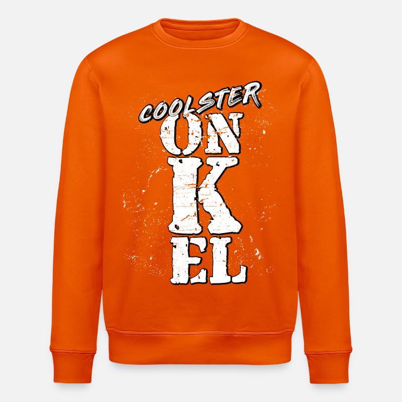 onkel - Stanley/Stella Unisex Bio-Sweatshirt ROLLER - Tieforange
