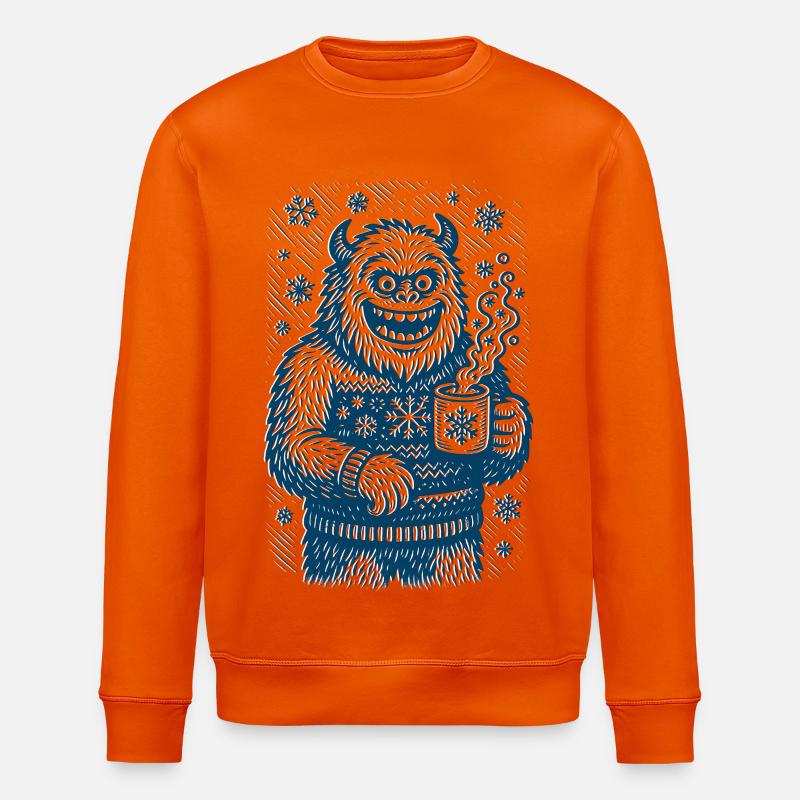 Frostpunk Yeti - Stanley/Stella Unisex Bio-Sweatshirt ROLLER - Tieforange