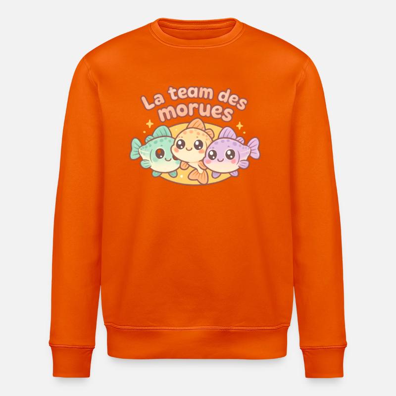 Team Cod Kawaii - Stanley/Stella Unisex Bio-Sweatshirt ROLLER - Tieforange