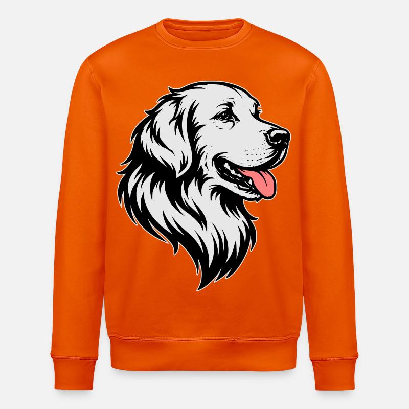Golden Retriever  - Stanley/Stella Unisex Bio-Sweatshirt ROLLER - Tieforange