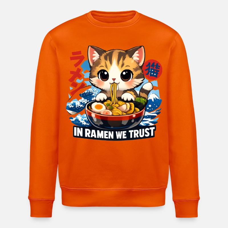 Ramen Chat - Sweat bio ROLLER Stanley/Stella Unisexe - orange profond