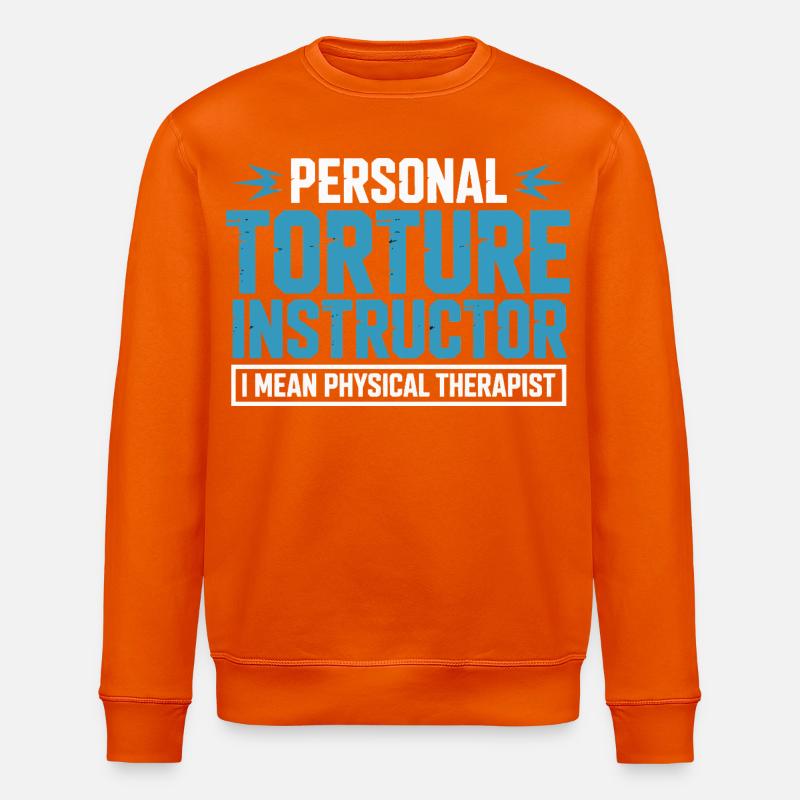 Personal Torture Instructor – Physiotherapie - Stanley/Stella Unisex Bio-Sweatshirt ROLLER - Tieforange