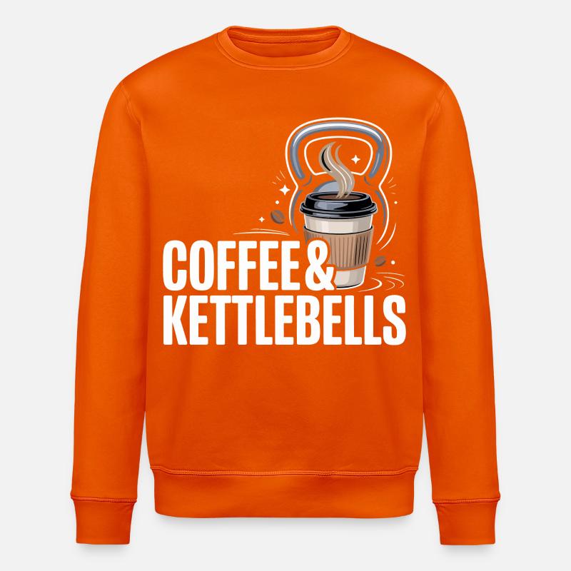 Coffee & Kettlebells Duo - Sweat bio ROLLER Stanley/Stella Unisexe - orange profond