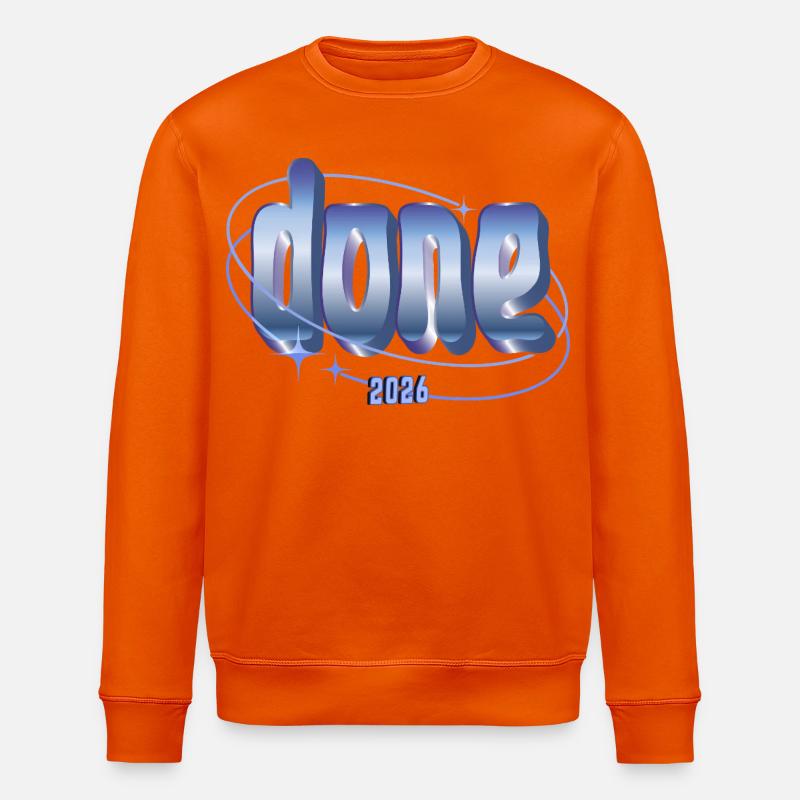 Done 2026 Orbit Design - Stanley/Stella Unisex Bio-Sweatshirt ROLLER - Tieforange