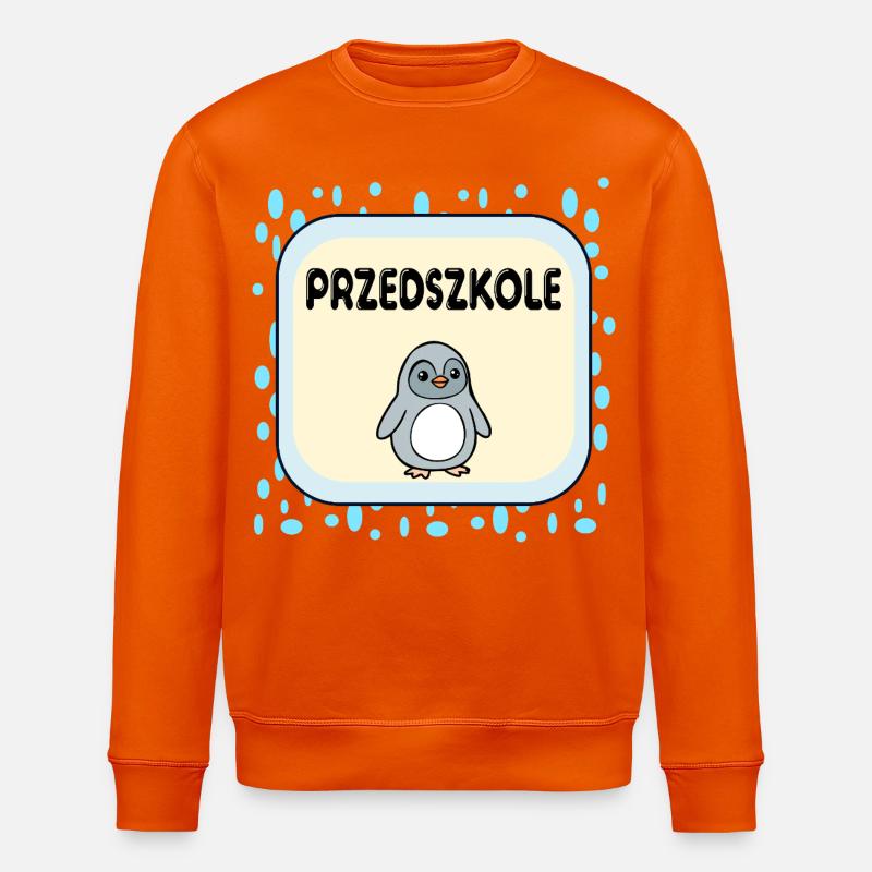 Pinguin-Kindergarten - Stanley/Stella Unisex Bio-Sweatshirt ROLLER - Tieforange