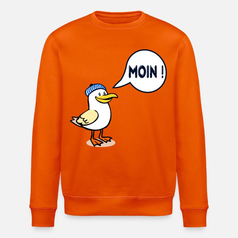 Mouette de Hambourg Moin de Hambourg - Sweat bio ROLLER Stanley/Stella Unisexe - orange profond