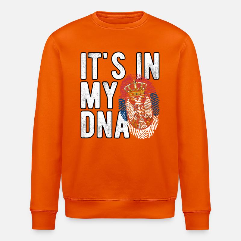 Serbie. C’est dans mon ADN. - Sweat bio ROLLER Stanley/Stella Unisexe - orange profond