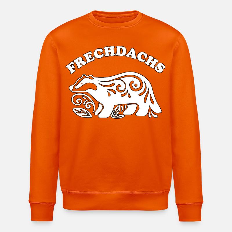 Effronté – Le Voleur Espiègle - Sweat bio ROLLER Stanley/Stella Unisexe - orange profond