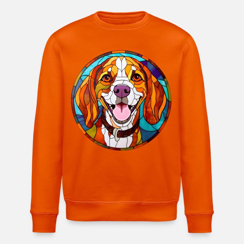 American Foxhound - Stanley/Stella Unisex Bio-Sweatshirt ROLLER - Tieforange