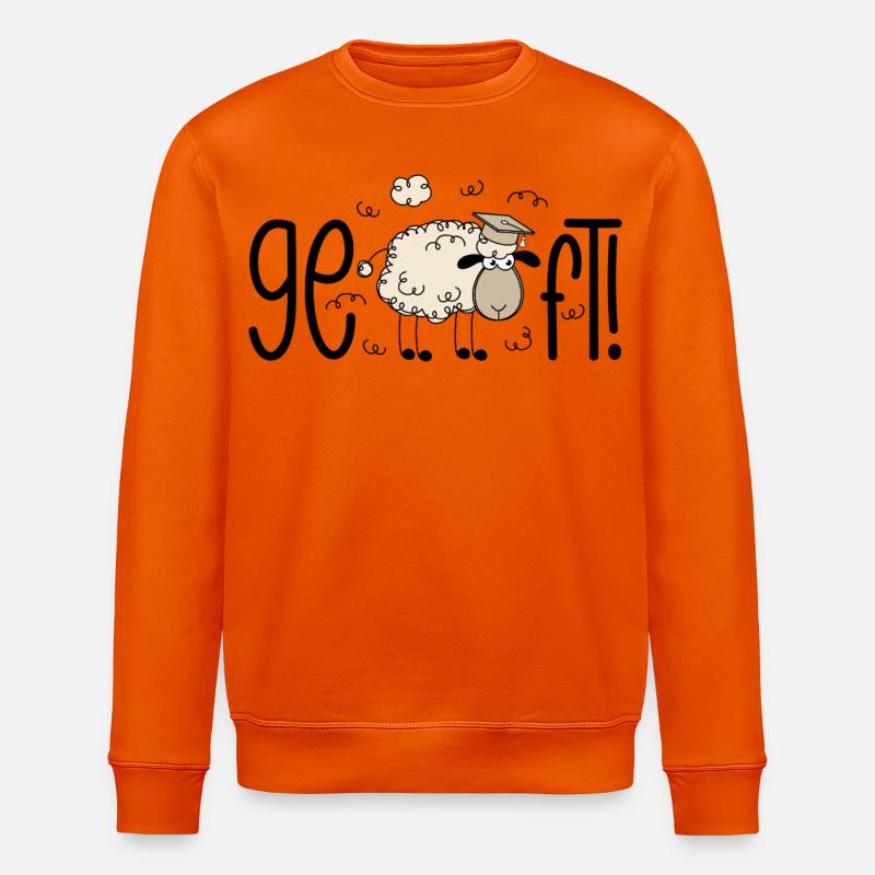 Done! Sheep - Stanley/Stella ROLLER Unisex Organic Sweatshirt - bright orange